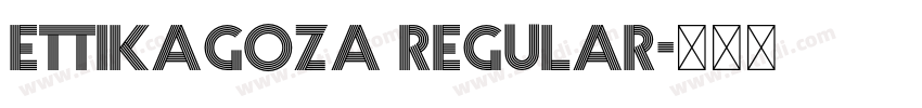 ETTIKAGOZA Regular字体转换